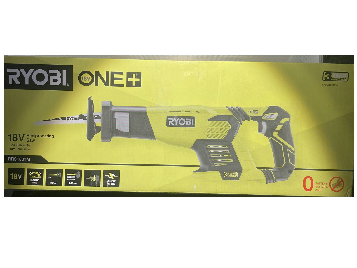 Ryobi RRS1801M Tigersåg (Utan Batteri)