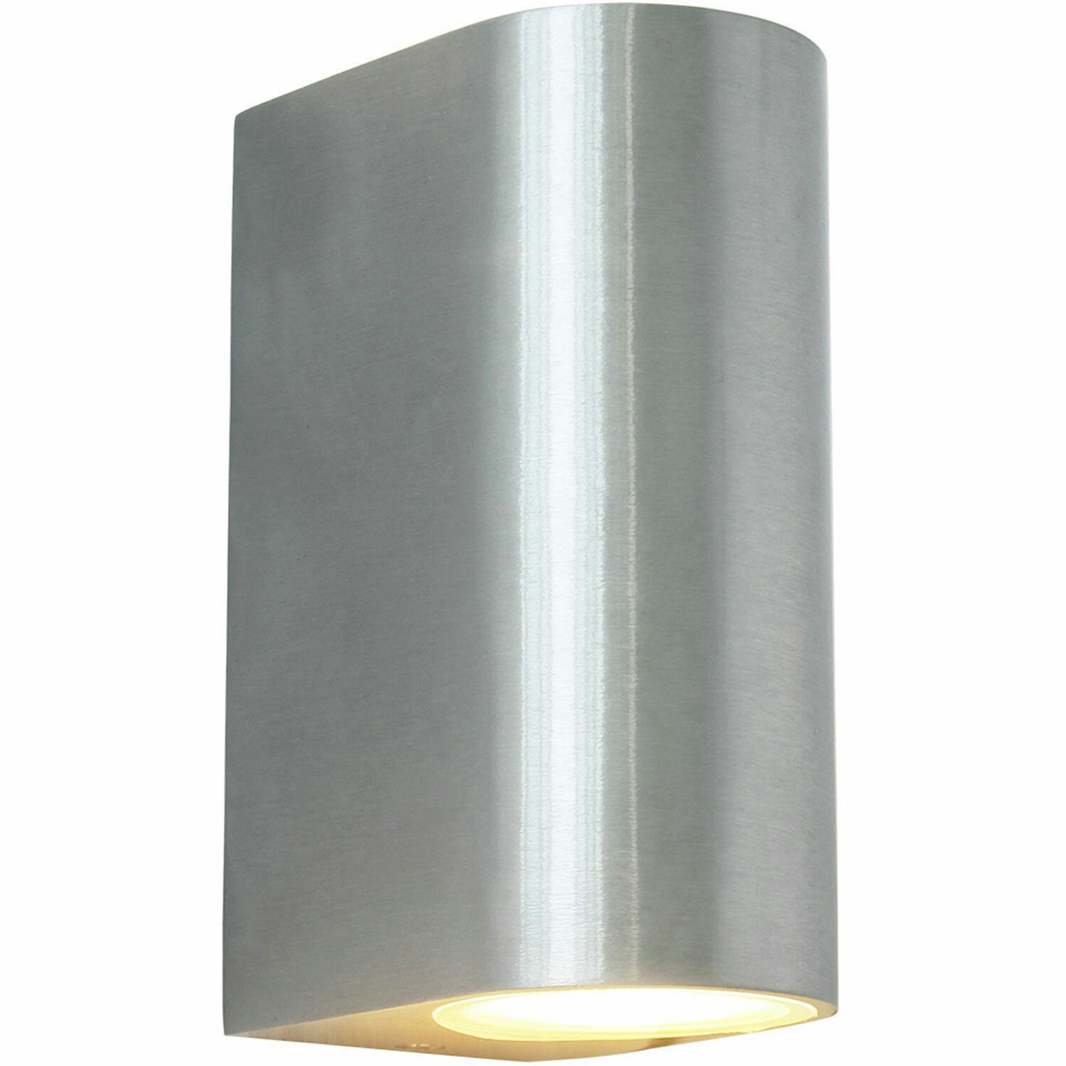 Llitt Mats II Väggarmatur 2xGU10-sockel IP44 Aluminium