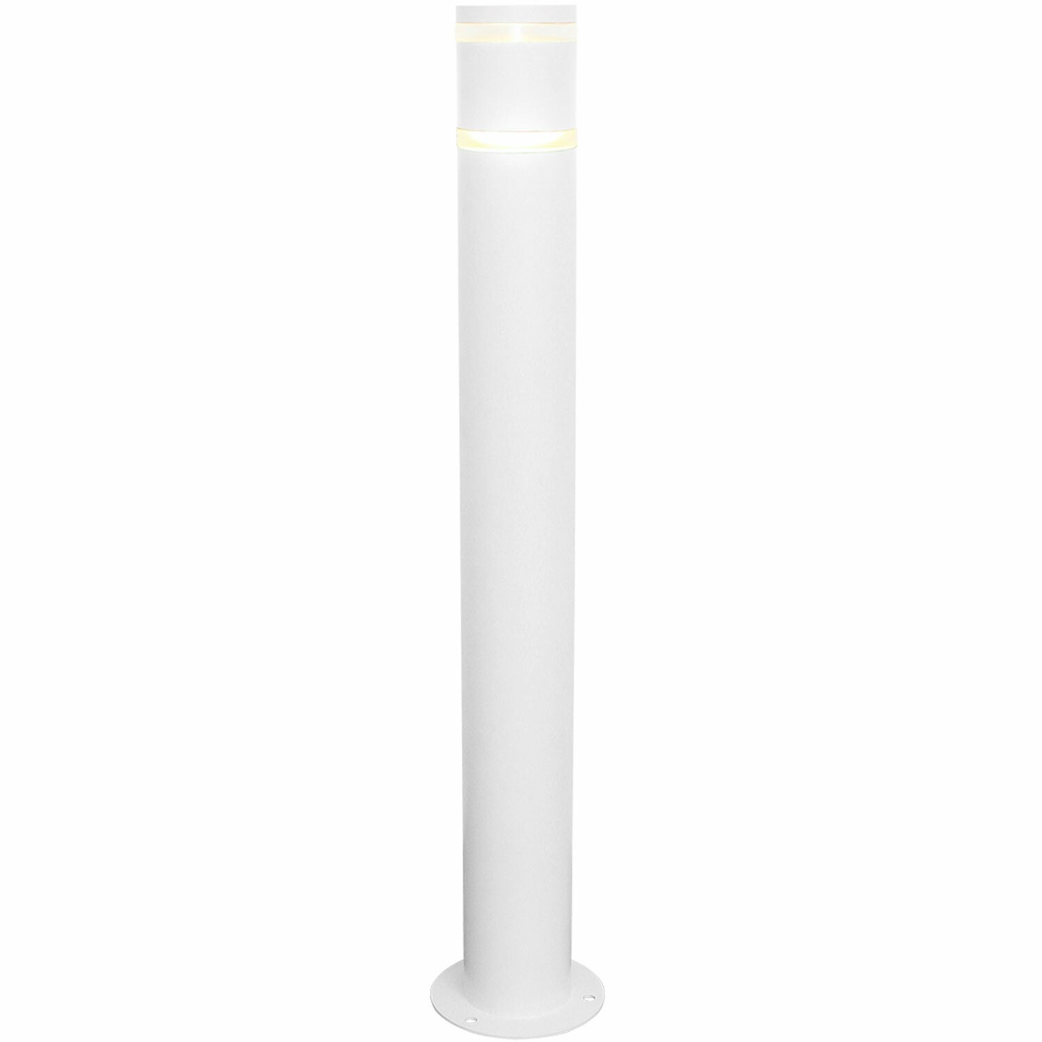 Llitt Nils Bollard Pollare 80cm E27-sockel IP44 Vit