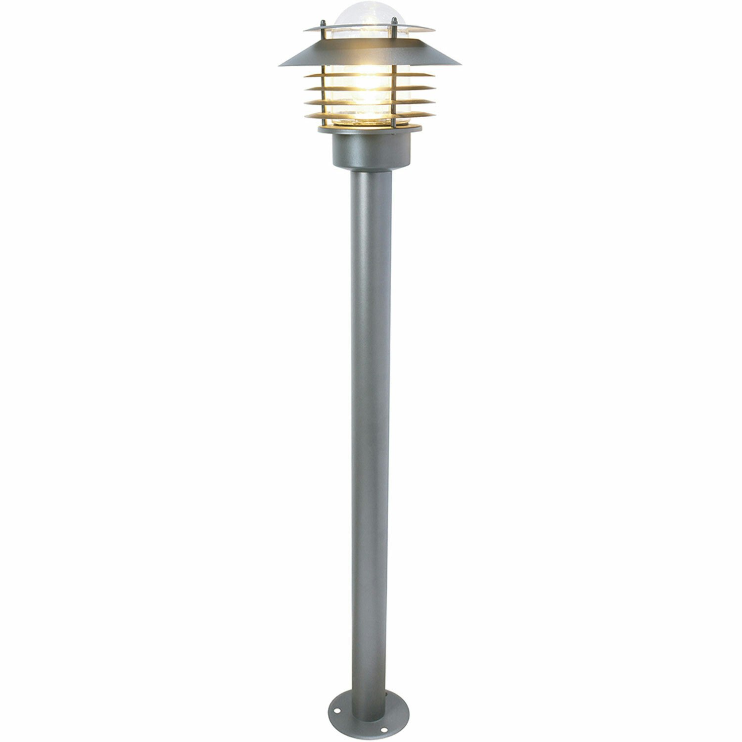 Llitt Stig Bollard Pollare 100cm E27-sockel IP44 Antracit