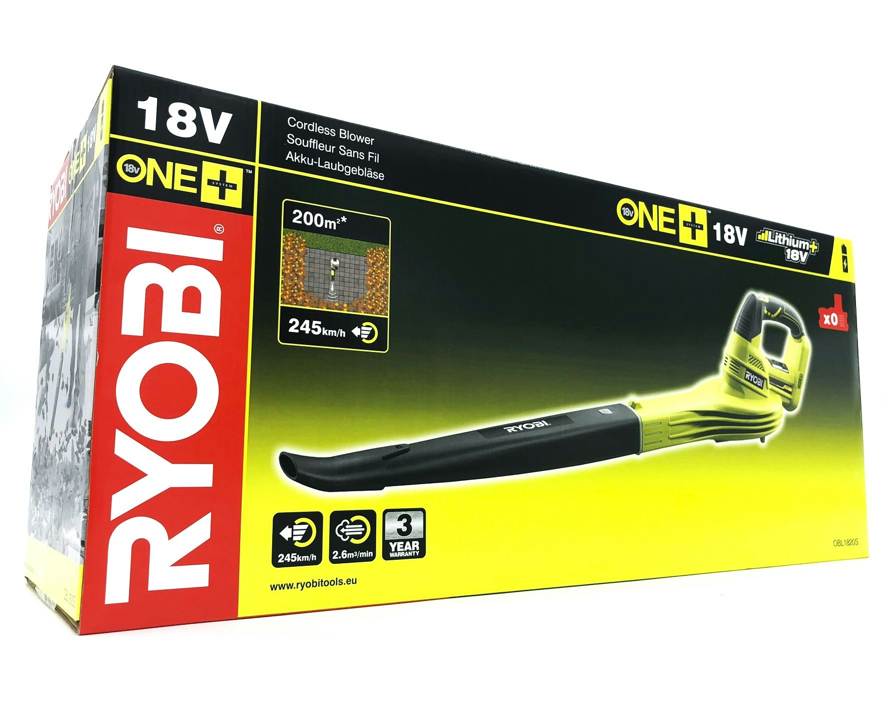 Ryobi One+ OBL1820S Lövblås