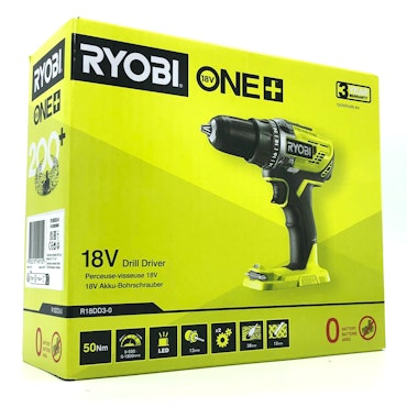 Ryobi R18DD3-0 Skruvdragare (Utan Batteri)