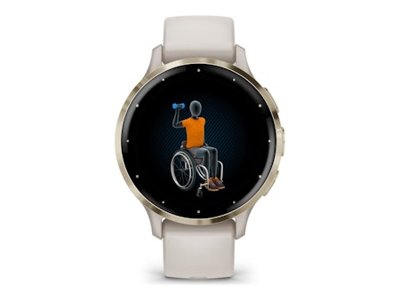 Garmin Venu 3S 41 mm - Guld/Vit Smartklocka