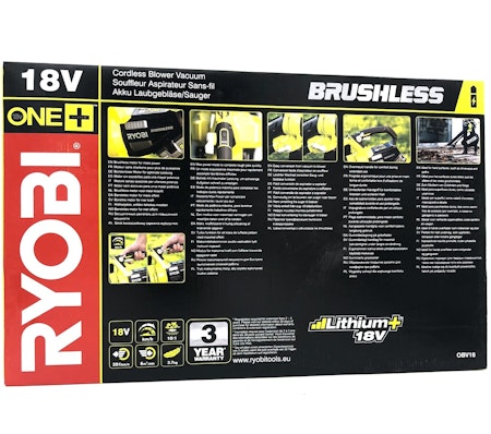 Ryobi One OBV18 Trädgårdsdammsugare/lövblås - Inget batteri