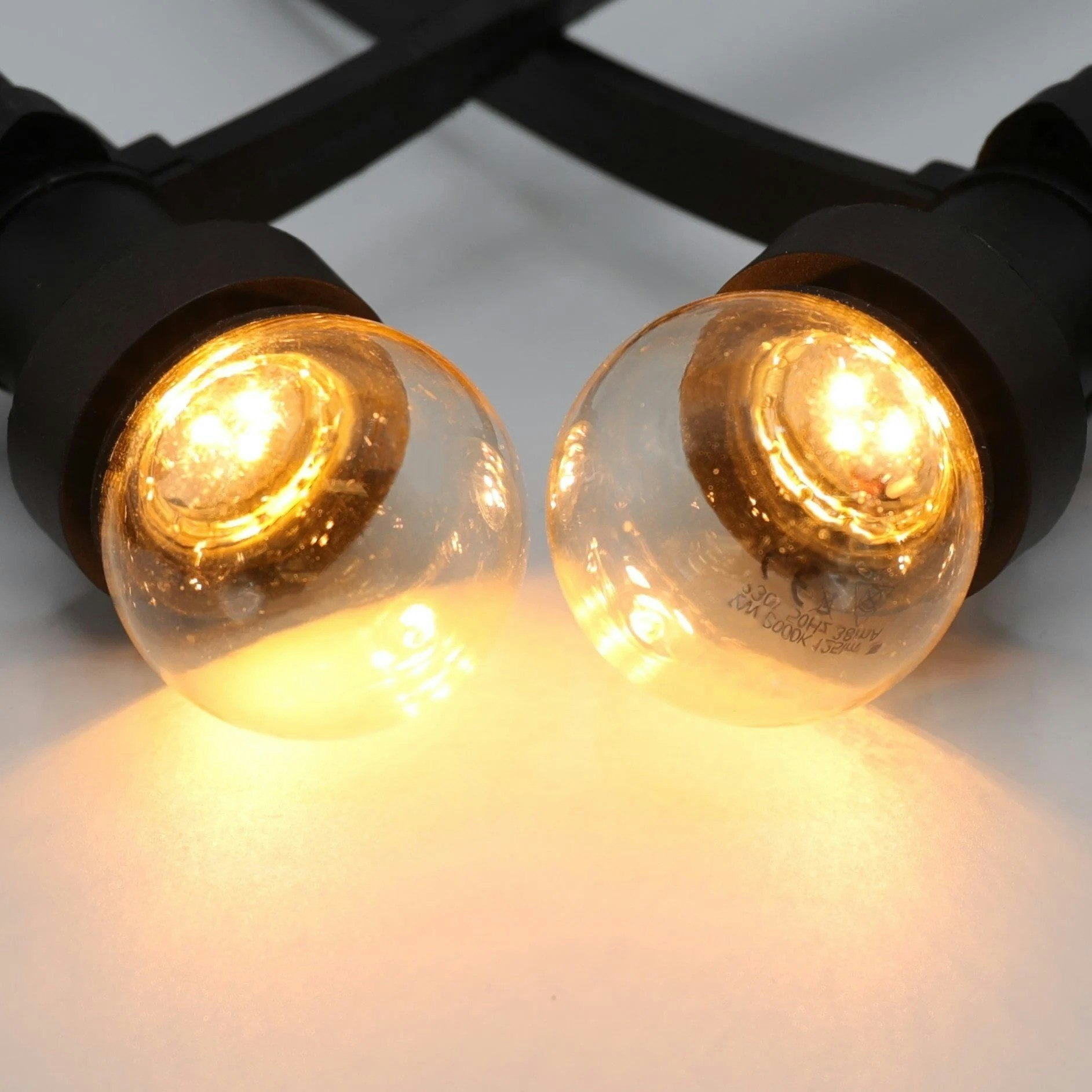 2W Varmvit LED-lampor, lysdioder i botten – 2000K