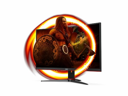 AOC Gaming C24G2AE/BK 24" 1920 x 1080 (Full HD) VGA (HD-15) HDMI DisplayPort 165Hz Pivot Monitor