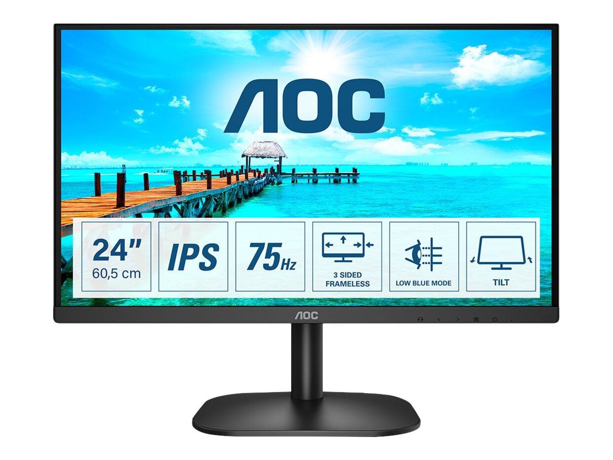 AOC 24B2XH 23,8″ 1920 x 1080 (Full HD) VGA (HD-15) HDMI 75Hz