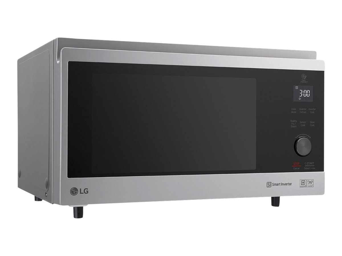 LG NeoChef Mikrovågsugn med grill – fristående 1100W 39 liter Ädelsilver