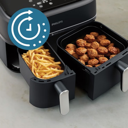 Philips Airfryer Series 3000 Dubbelkorg 9L