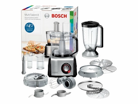 Bosch MultiTalent 8 MC812M865 Köksmaskin 3,9 liter Borstat rostfritt stål/svart
