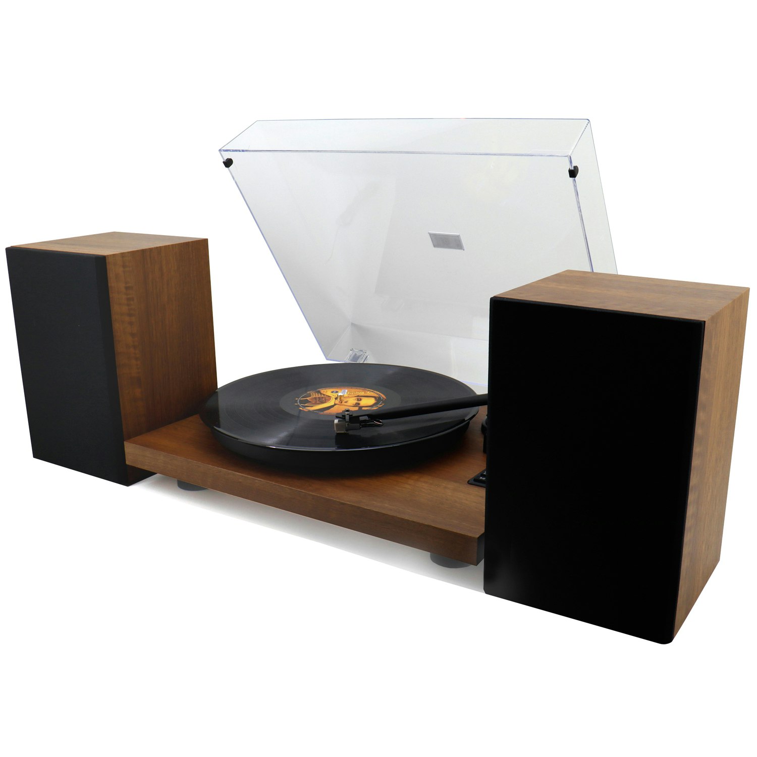 Soundmaster PL711BR Skivspelare med 2-vägs högtalare Bluetooth