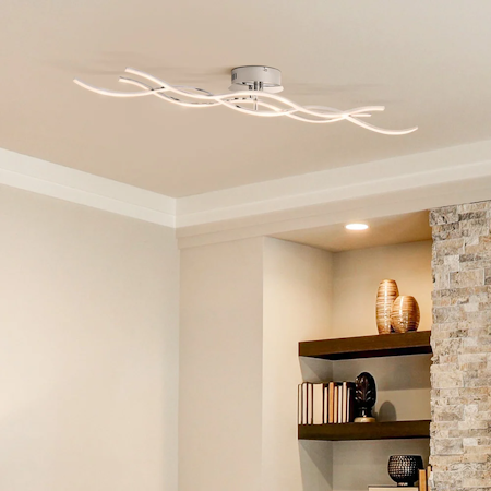 Modern taklampa inkl LED 3-stegs dimbar - Emma