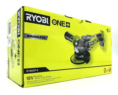 Ryobi One+ R18AG7-0 Vinkelslip - Utan batteri