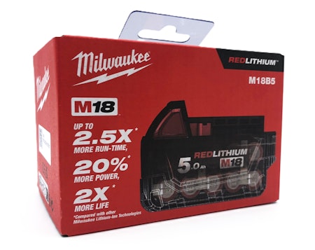 Milwaukee M18 B5 litiumjonbatteri 5Ah