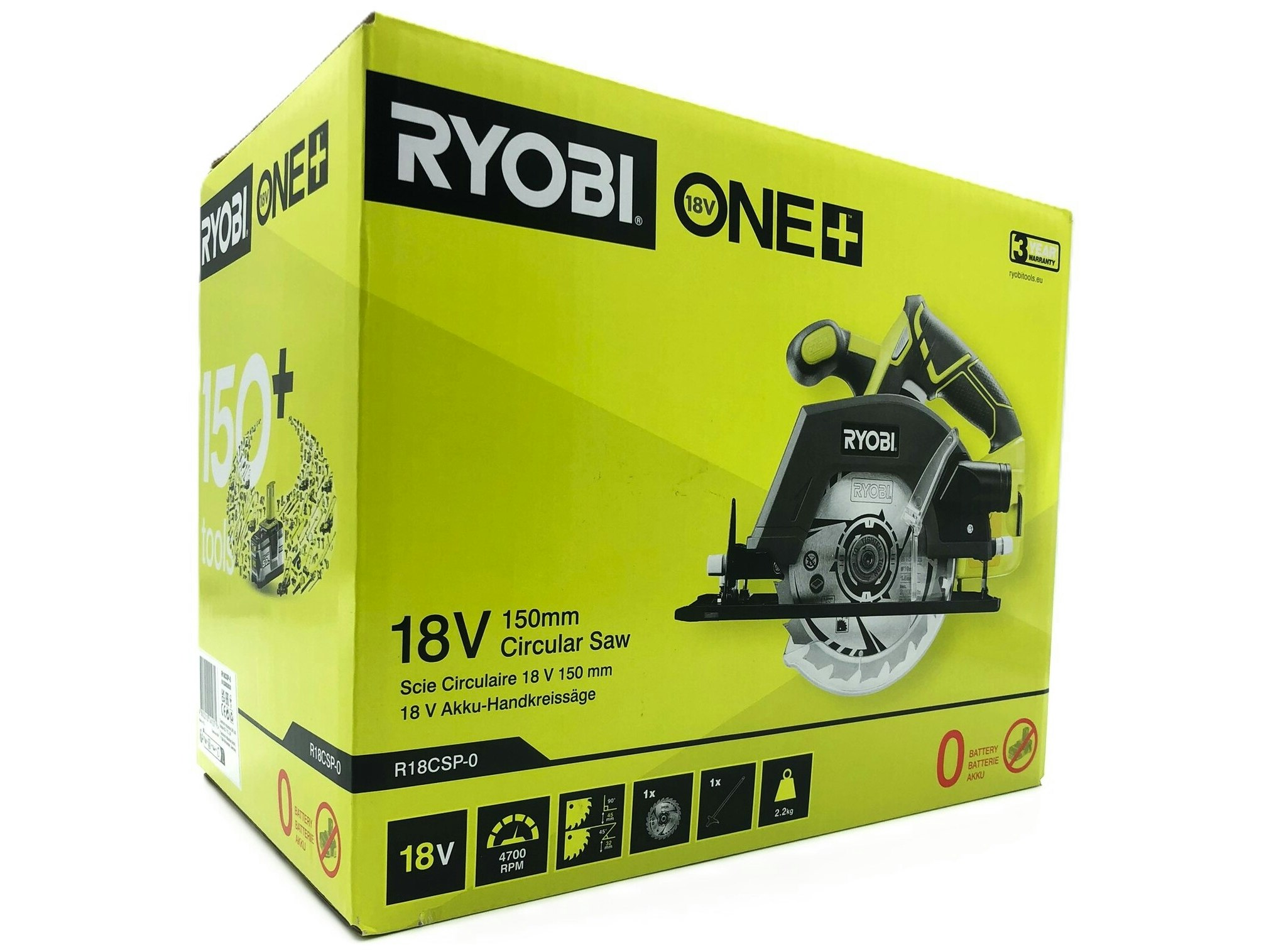 Ryobi R18CSP-0 ONE+ 18V cirkelsåg