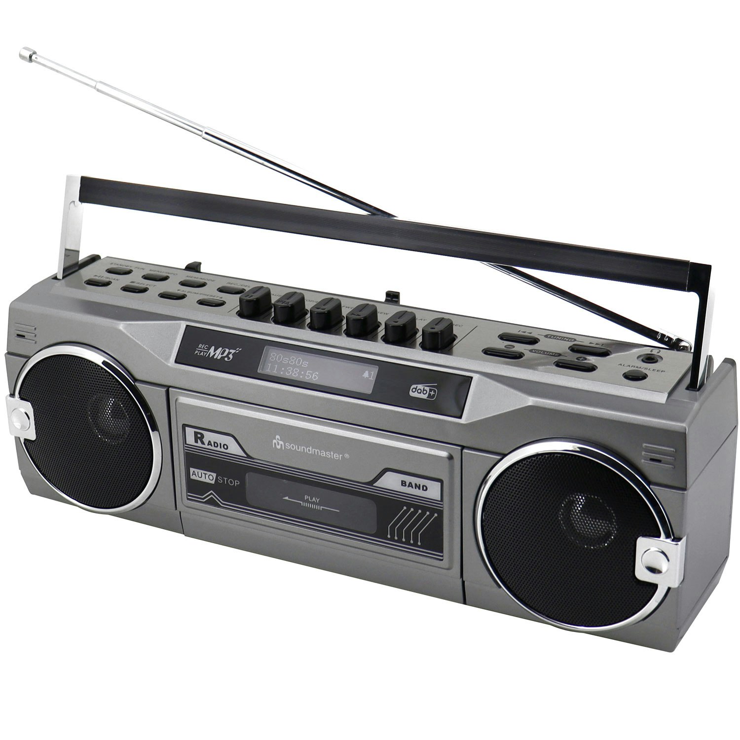 Soundmaster Retro kassettradio med Bluetooth – SRR80TI