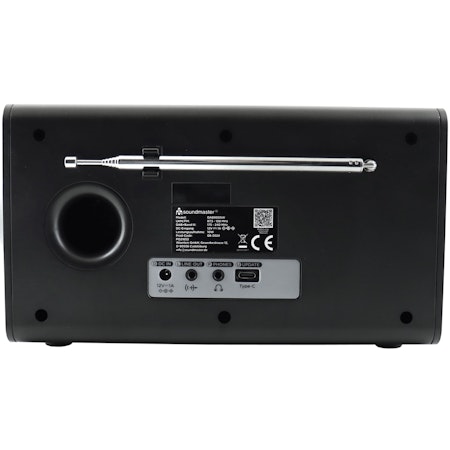 Soundmaster Bordsradio med färg-display - Svart - DAB900SW