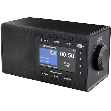 Soundmaster Bordsradio med färg-display - Svart - DAB900SW