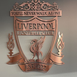 Stor Liverpool logo ca 80x110 cm Lages på bestilling