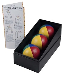JONGLERINGSBOLLAR - 3 ST kvalitetsbollar i ask