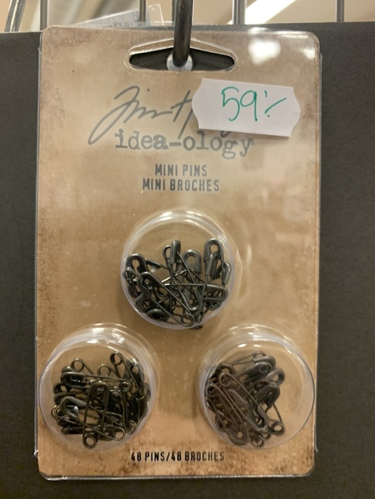 Mini pins/säkerhetsnålar