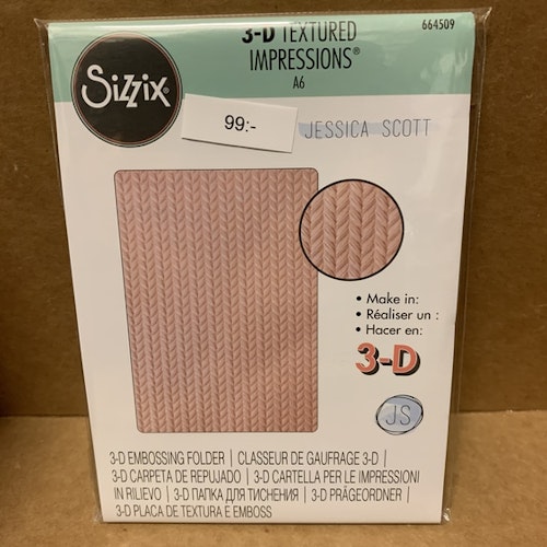 Sizzix 3D embossing stickat