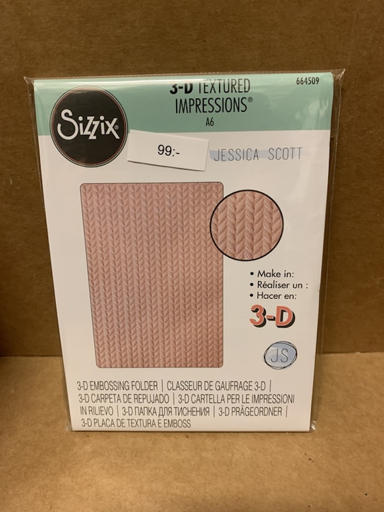 Sizzix 3D embossing stickat