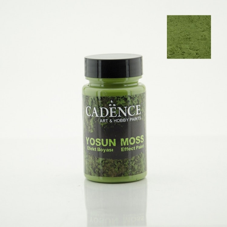 3640 Dark Green Moss Effect Paint 90 ml
