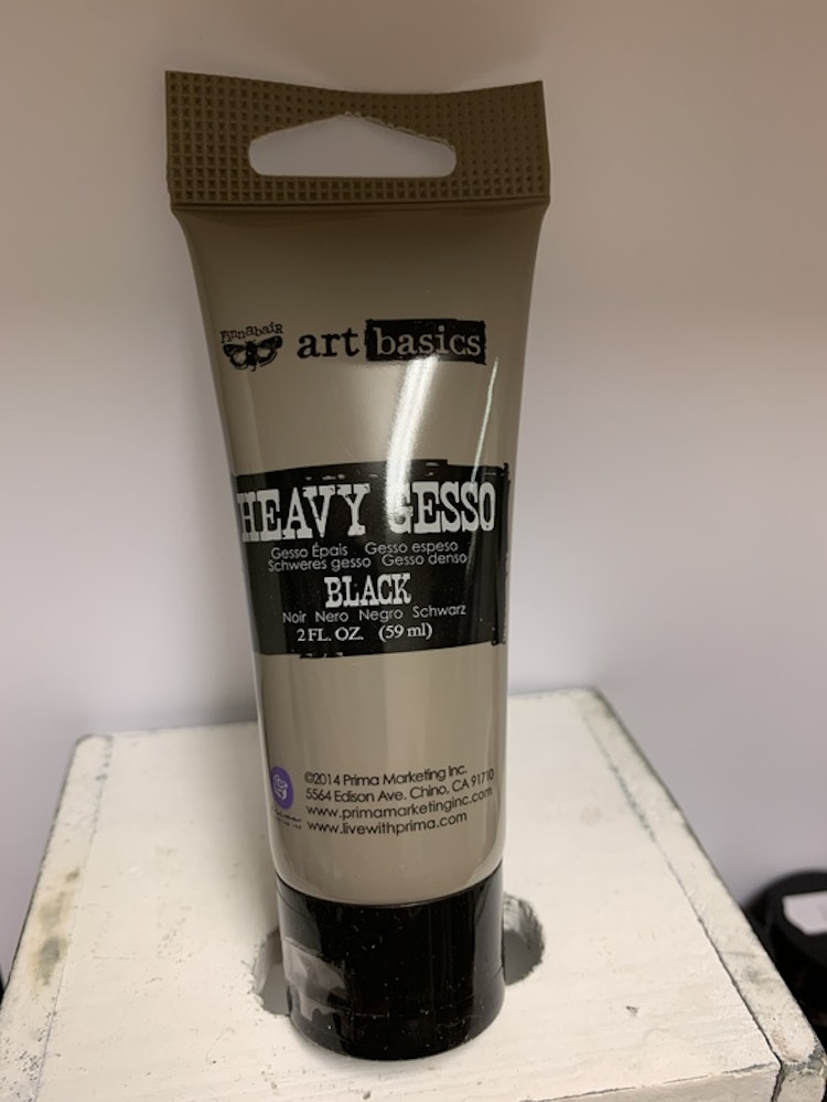 Heavy gesso black