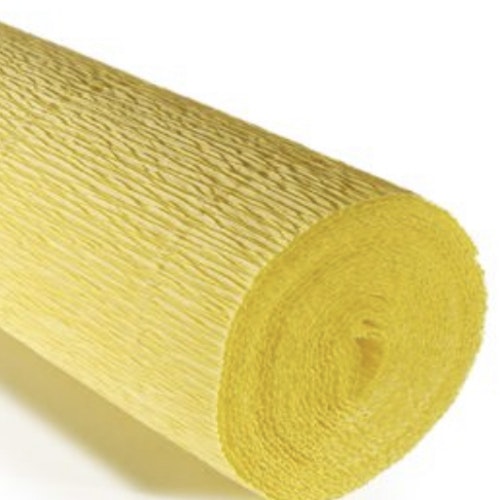 COD. 574 CREPE PAPER Gr.180  Carminio Yellow