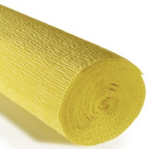 COD. 575 CREPE PAPER Gr.180  Lemon Yellow