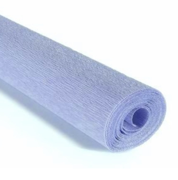 COD. 394 CREPE PAPER 90g 50x150 - 394 - Pervinca Azure