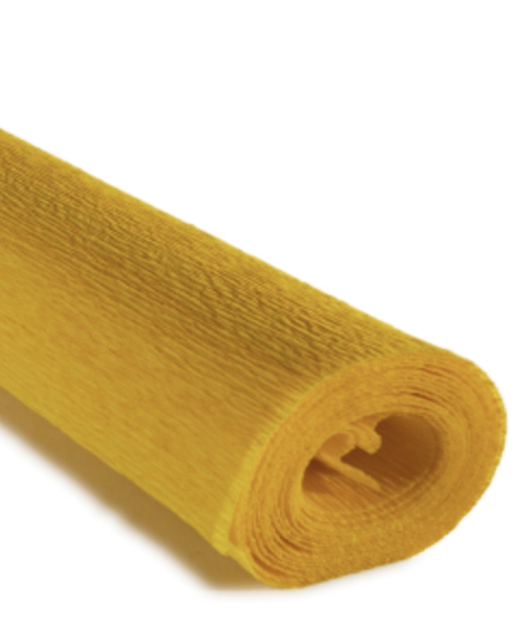 COD. 372 CREPE PAPER 90g 50x150 - 372 - Yellow