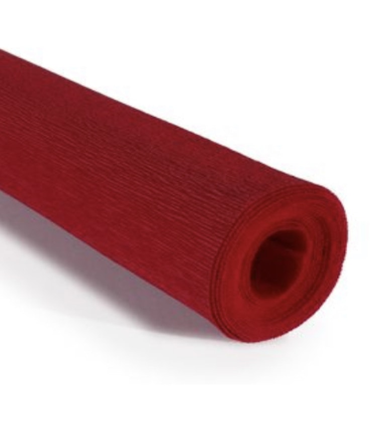 COD. 392 CREPE PAPER 90g 50x150 - Red