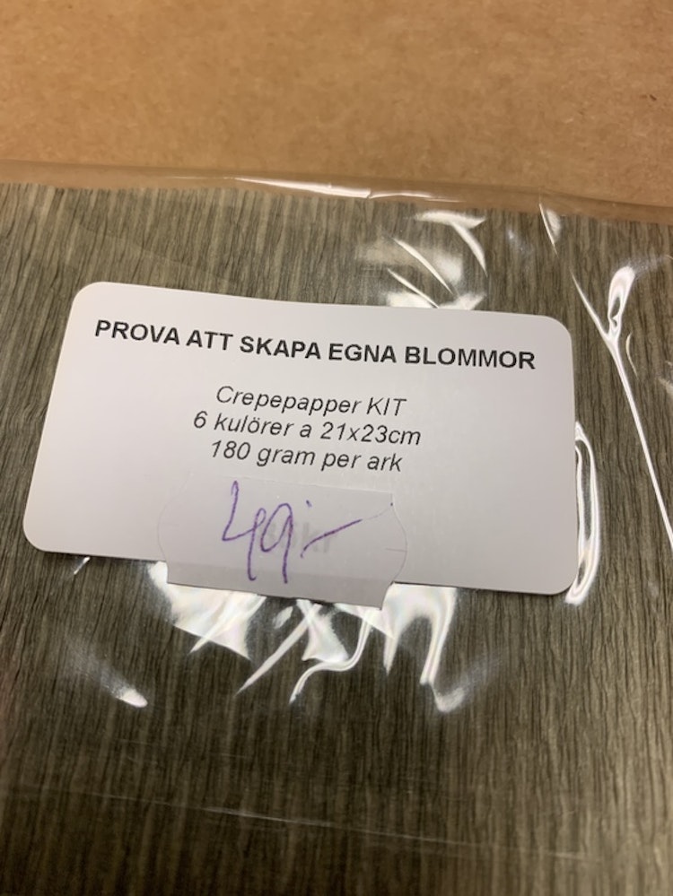 Prova att skapa egna blommor med detta kit.