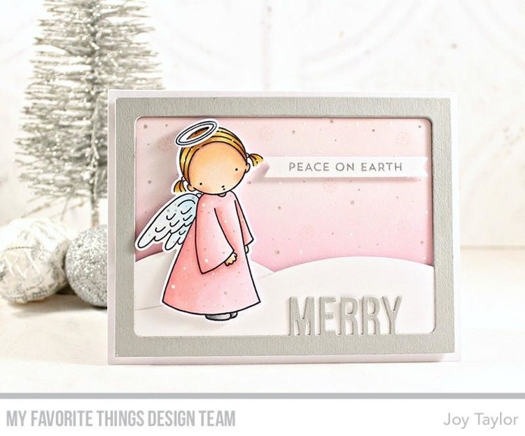 My Favorite Things Angel Die-namics (MFT-1633) + My Favorite Things Angel Clear Stamps (PI-292)