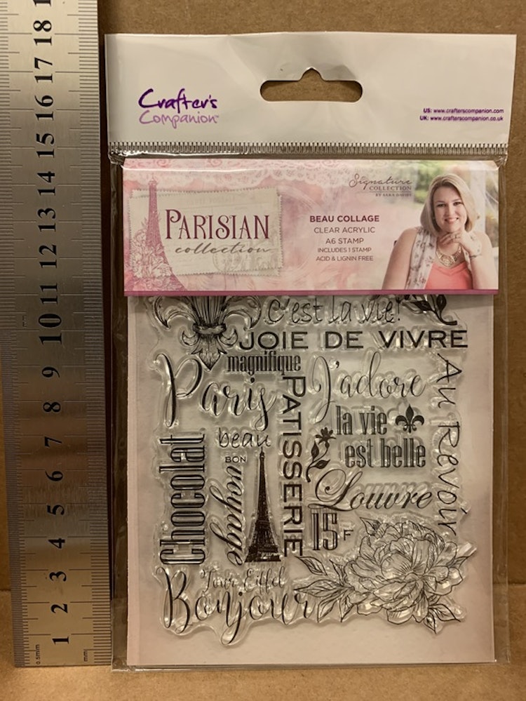 Parisian clearstamp A6