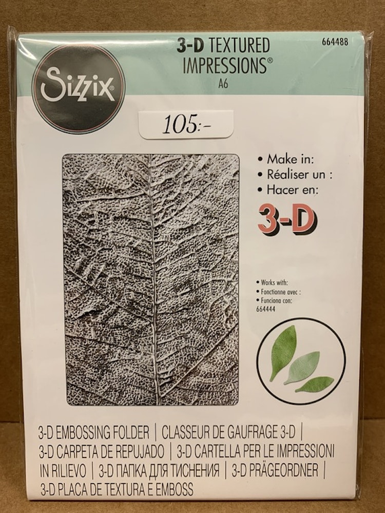 Sizzix 3-D textured impressions 664488