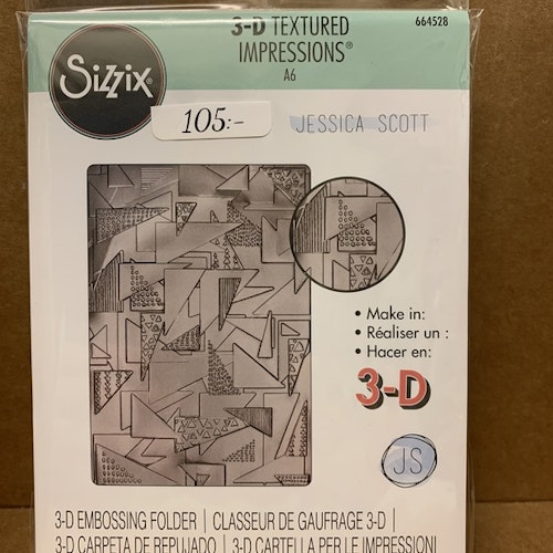 Sizzix 3-D textured impressions 664528
