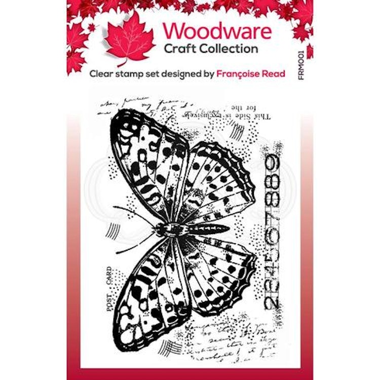 Woodware Clearstamp "Butterfly" FRM001