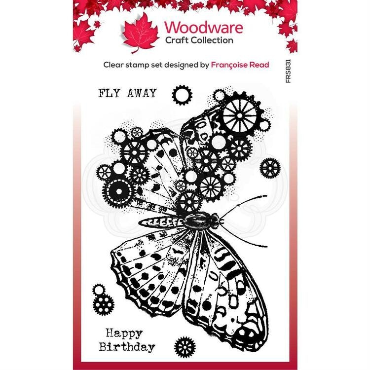 Woodware Clearstamp "Butterfly" FRS831