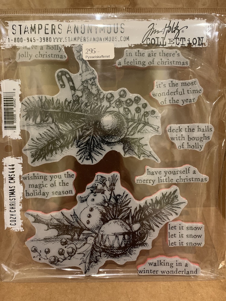 Stampers anonymous Tim Holtz Cozy Christmas CMS444
