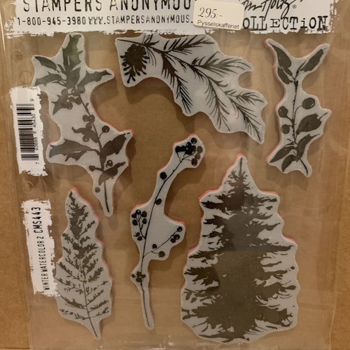 Stampers anonymous Tim Holtz Winter Watercolour CMS443