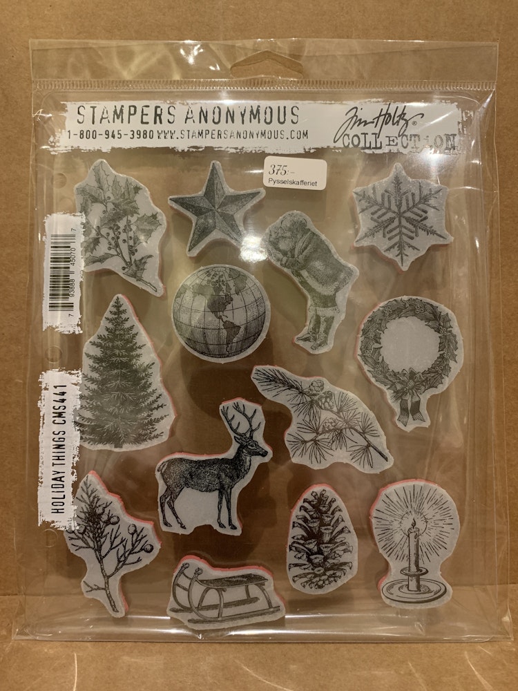 Stampers anonymous Tim Holtz Holiday Things CMS441