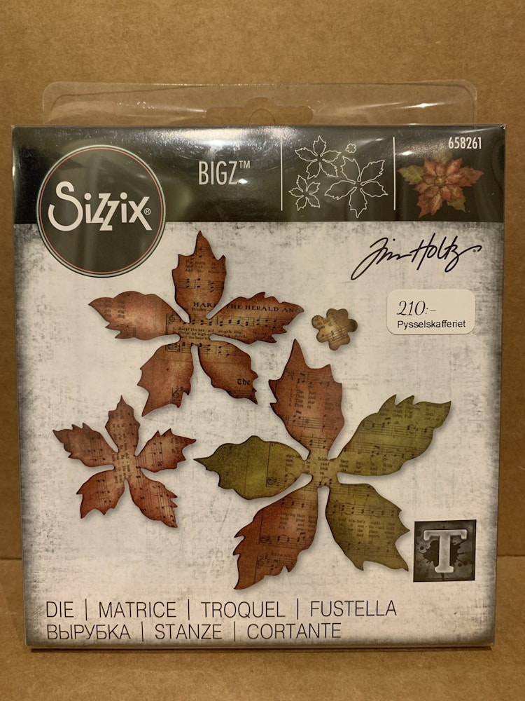 Sizzix Tim Holtz 658261 Bigz Tattered Poinsettia