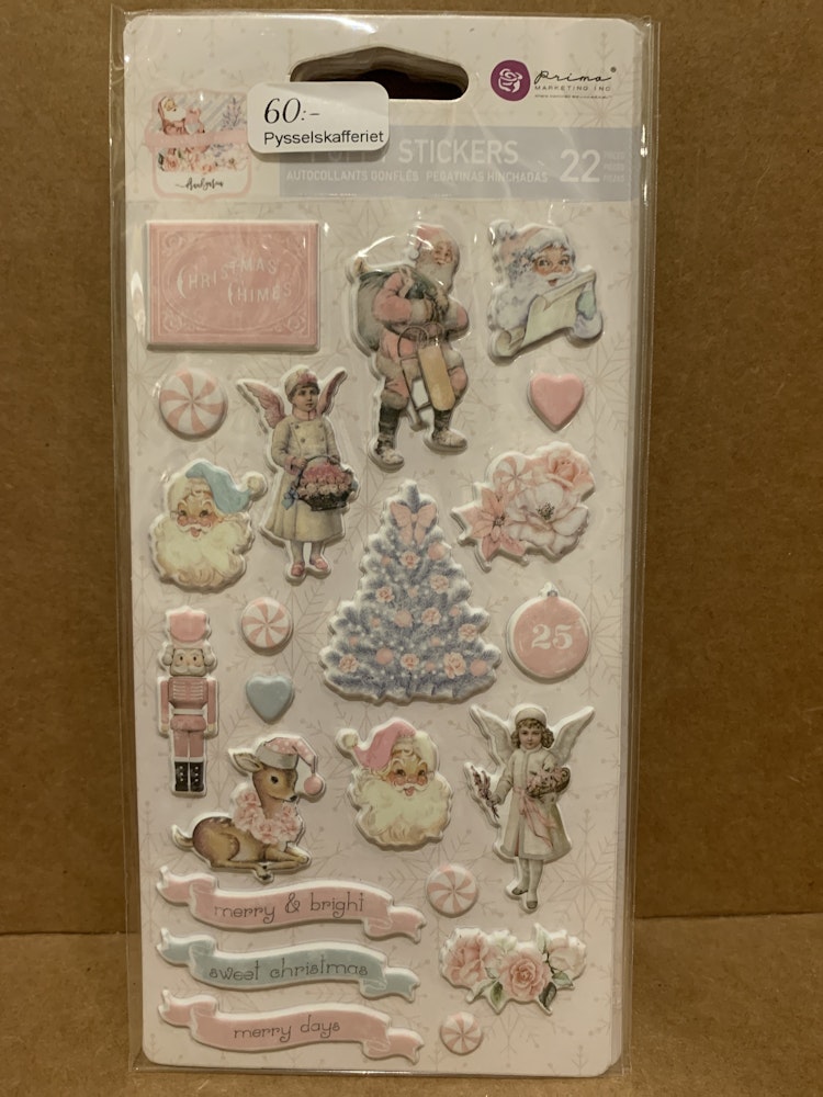 Prima Christmas Sparkle 997793 Stickers 22 st