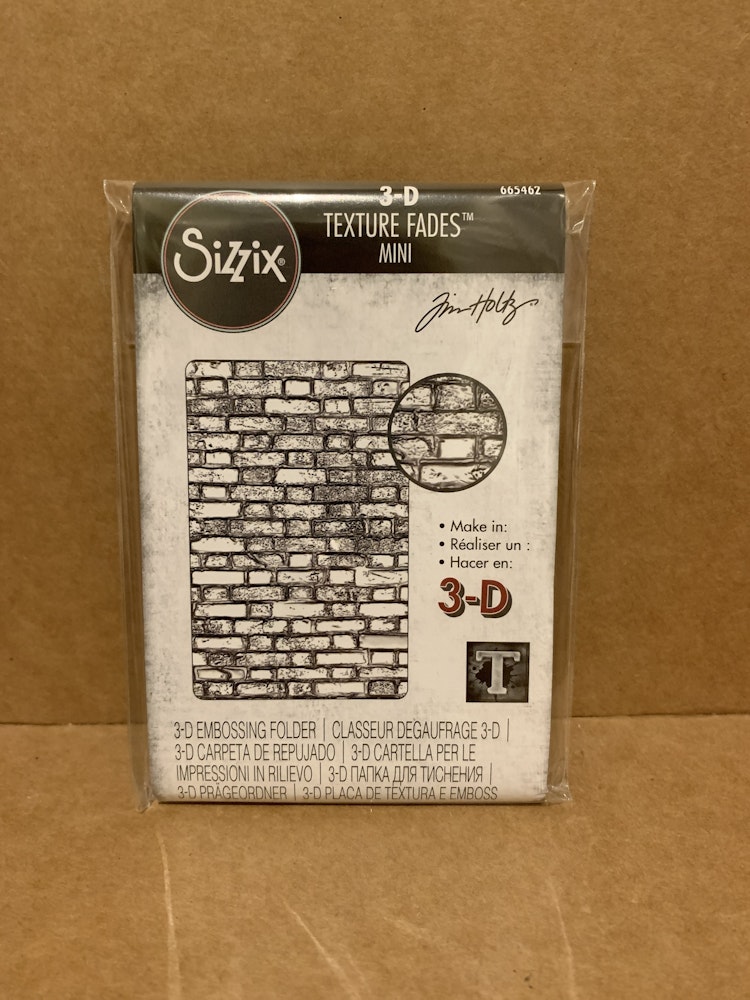 Sizzix mini 3-D texture fades 665462