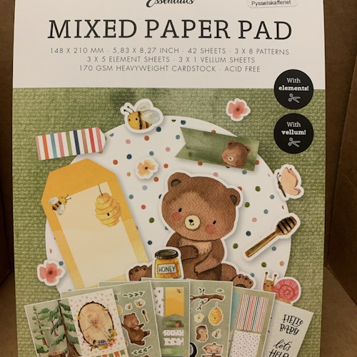 Mixed paper pad ca 5x8 42 ark, SL-ES-MPP11
