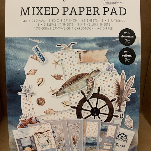 Mixed paper pad ca 5x8 42 ark, SL-ES-MPP13
