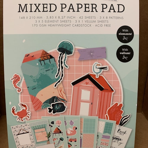 Mixed paper pad ca 5x8 42 ark, SL-ES-MPP14